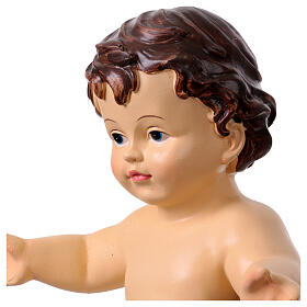 Resin baby Jesus figurine, 25 cm