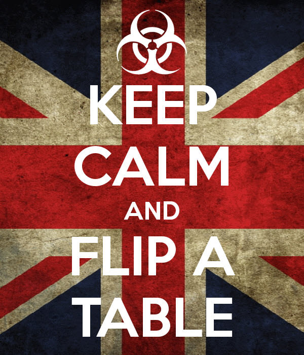 keep calm and flip a table