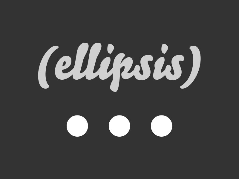 ellipsis