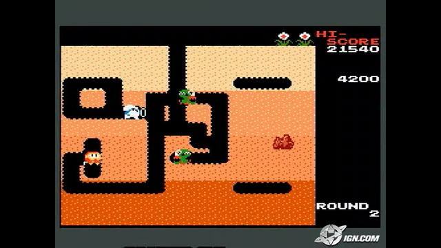 Dig Dug (Famicom Mini Series) Game Boy Gameplay