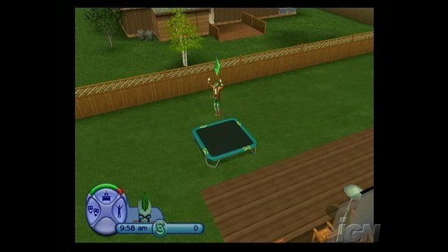 The Sims 2 Xbox Gameplay - Bed Shopping