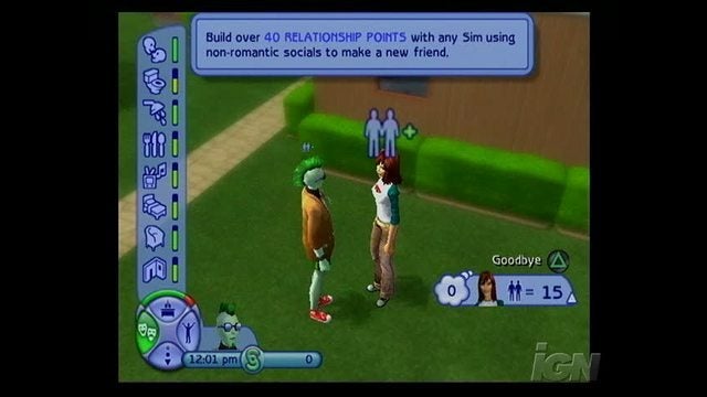 The Sims 2 Xbox Gameplay - Sock Puppets