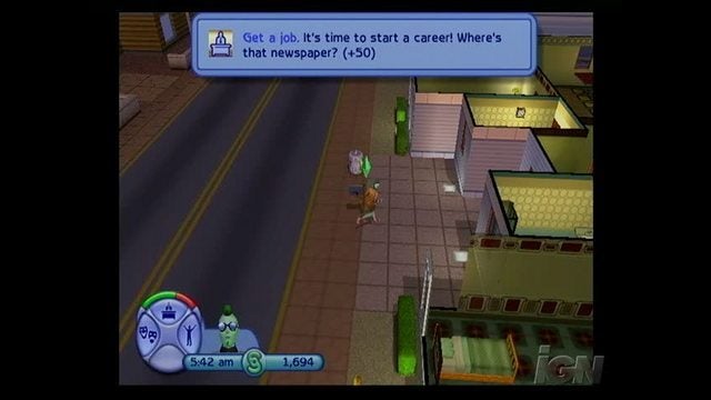 The Sims 2 Xbox Gameplay - Pseudo Surfing