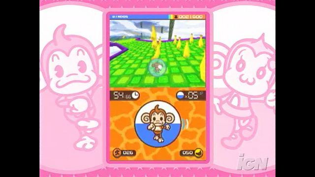 Super Monkey Ball Touch & Roll Nintendo DS Gameplay - Dual Screen Action