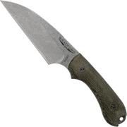 Bradford Guardian 3 Wharnie, 3D OD Green Micarta Guardian 3 M390, Sabre Stonewashed 3W-102