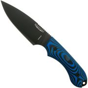 Bradford Guardian 4, 3D Black-Blue G10 Guardian 4 CPM 3V, Full Flat Black DLC 4FH-113B-3V