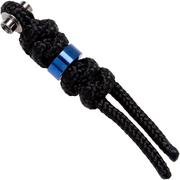 Chris Reeve Small Inkosi Lanyard con perlina nero/blu SIN-7001