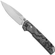 Kershaw Iridium Topo 2038TOPO DuraLock, Stonewashed 14C28N, Black White Aluminum  coltello da tasca