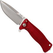 LionSteel SR11 Aluminum Red, satin blade, SR11 A RS coltello da tasca