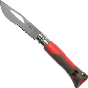 Opinel Outdoor No. 08 pocket knife, Earth Red