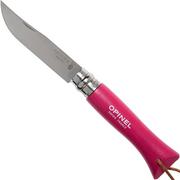 Opinel Trekking No. 06RV pocket knife, Raspberry