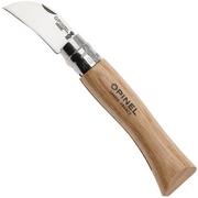 Opinel No. 07 002360 Chestnut Wood, chestnut, garlic and removing pits pocket knife