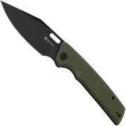 Sencut GlideStrike S23018-3 OD Green G10, zakmes