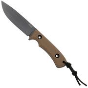 TRC Knives South Pole Limited Run DLC Elmax, Coyote Brown G10, Knivesandtools Exclusive, survival knife