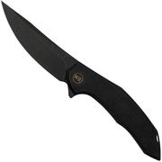 WE Knife Merata, WE22008A-1 Limited Edition, Black Titanium CPM 20CV coltello da tasca