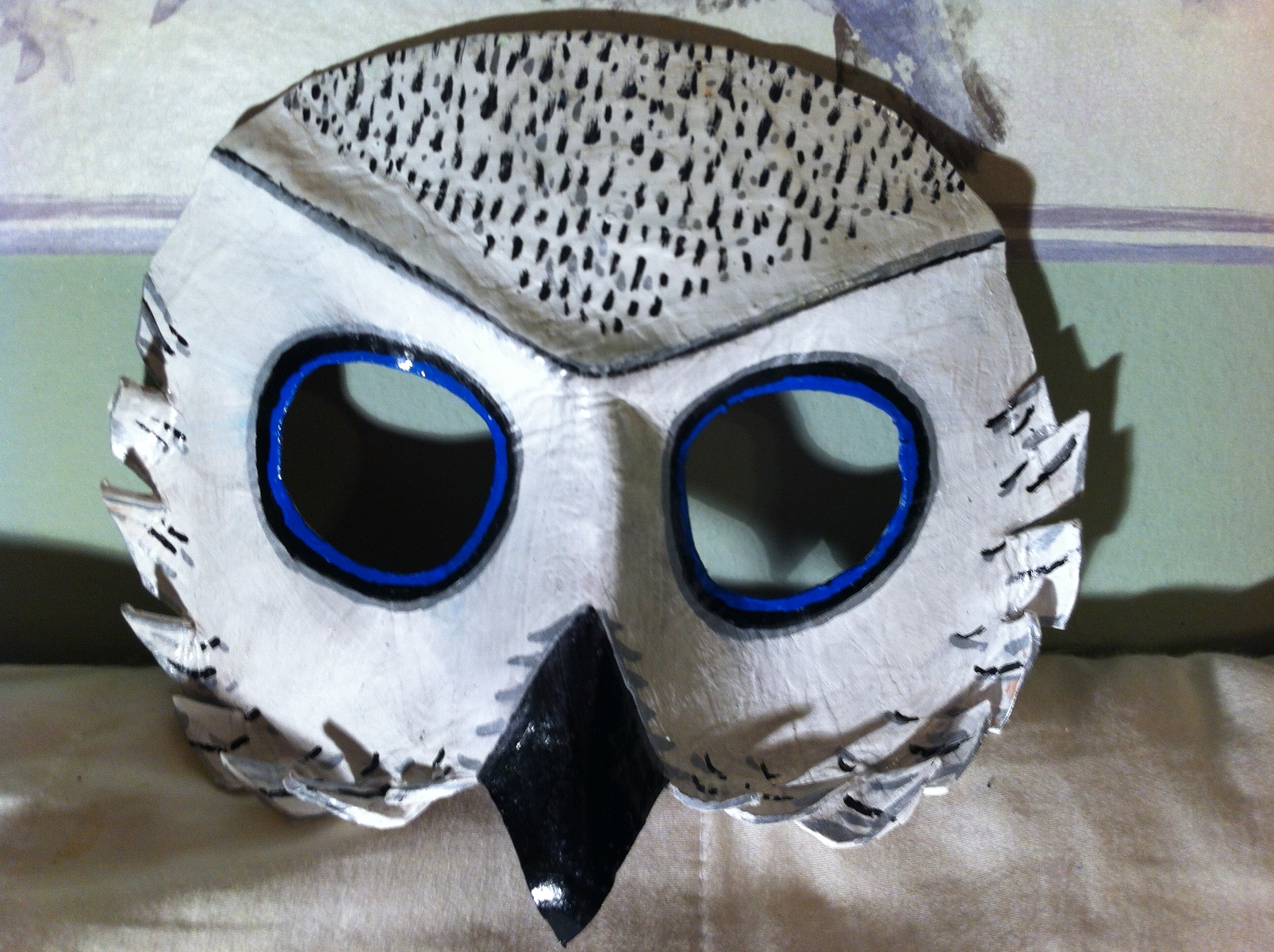 Handmade Leather Owl Masks 1 