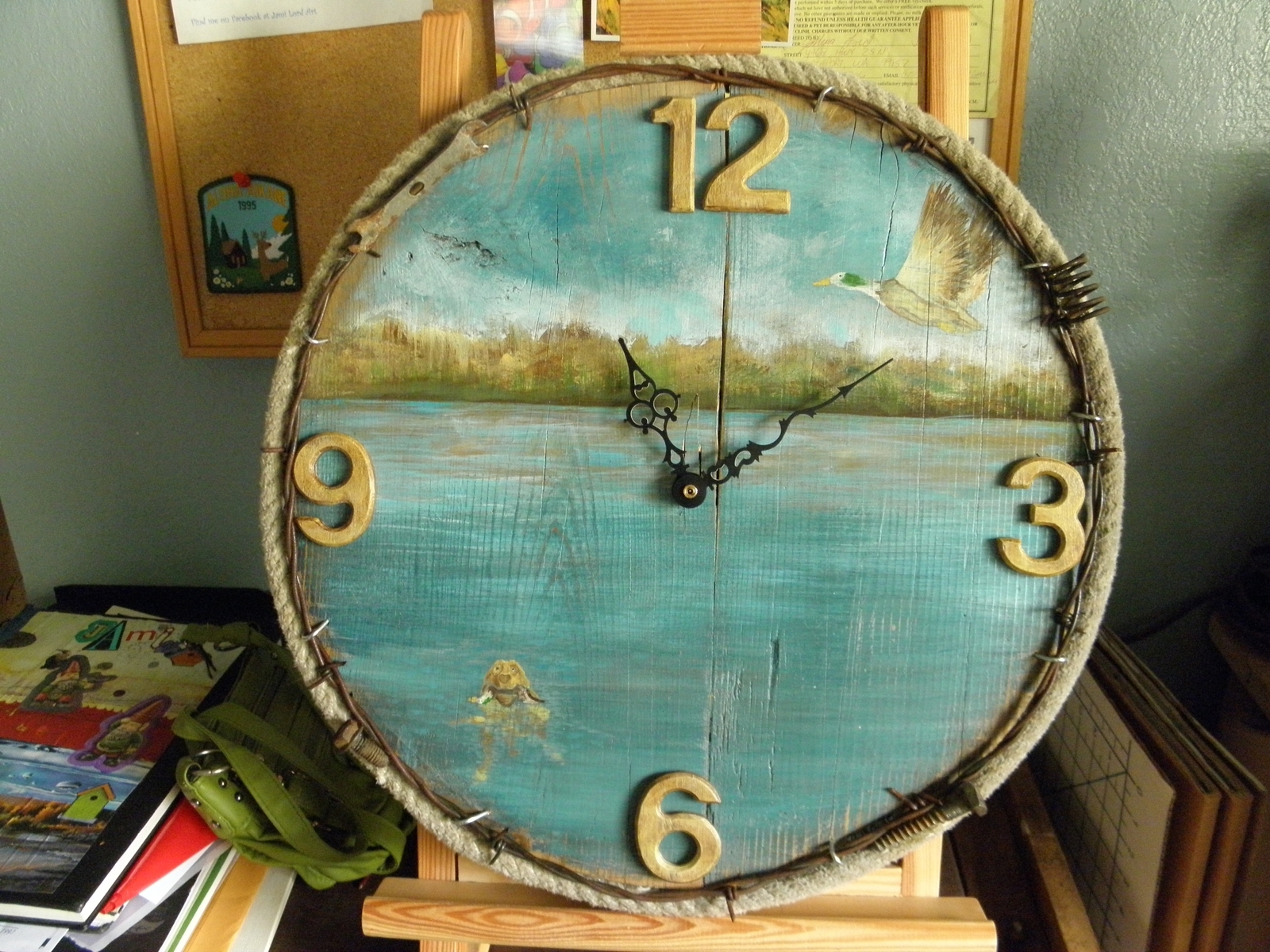 Rustic Wall Clock