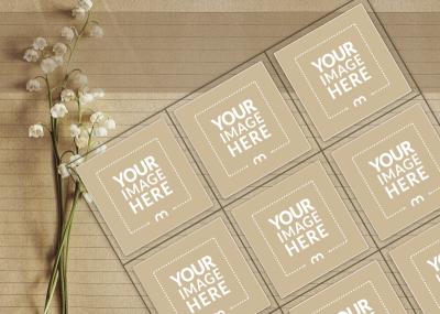 Social Media Kit Mockup Planner with Beautiful Background