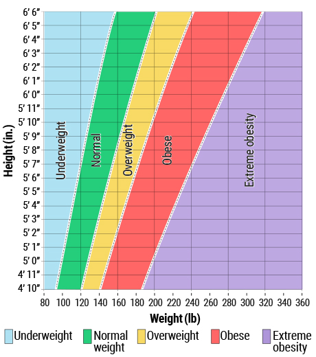 Body mass index (BMI) for adults - MedicalRecords.com