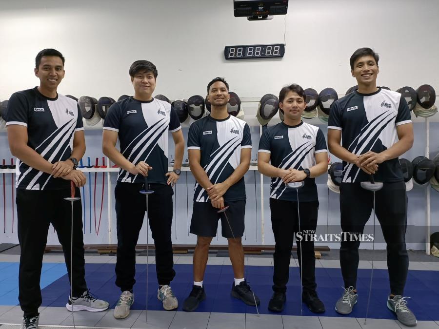  The coaches (from left), Nurul Affiq Ismail, Tim, Non, Amir and Joshua Koh I-Jie aspire to take their charge to international recognition.