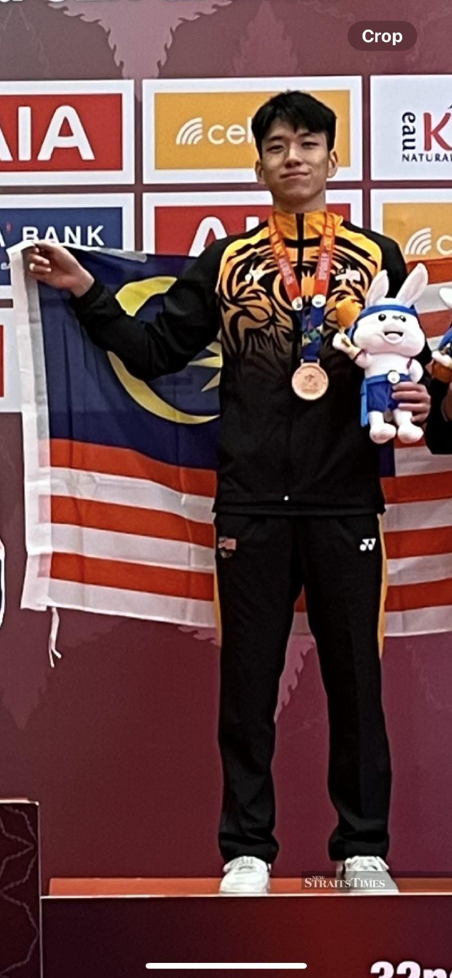  Blade Club fencer, Tristan Cheng won the bronze medal in SEA Games Cambodia 2023 for Men’s Foil individual category.