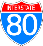 Interstate highway sign