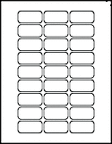 1.875" x .9375" Labels on 8.5" x 11" Sheets