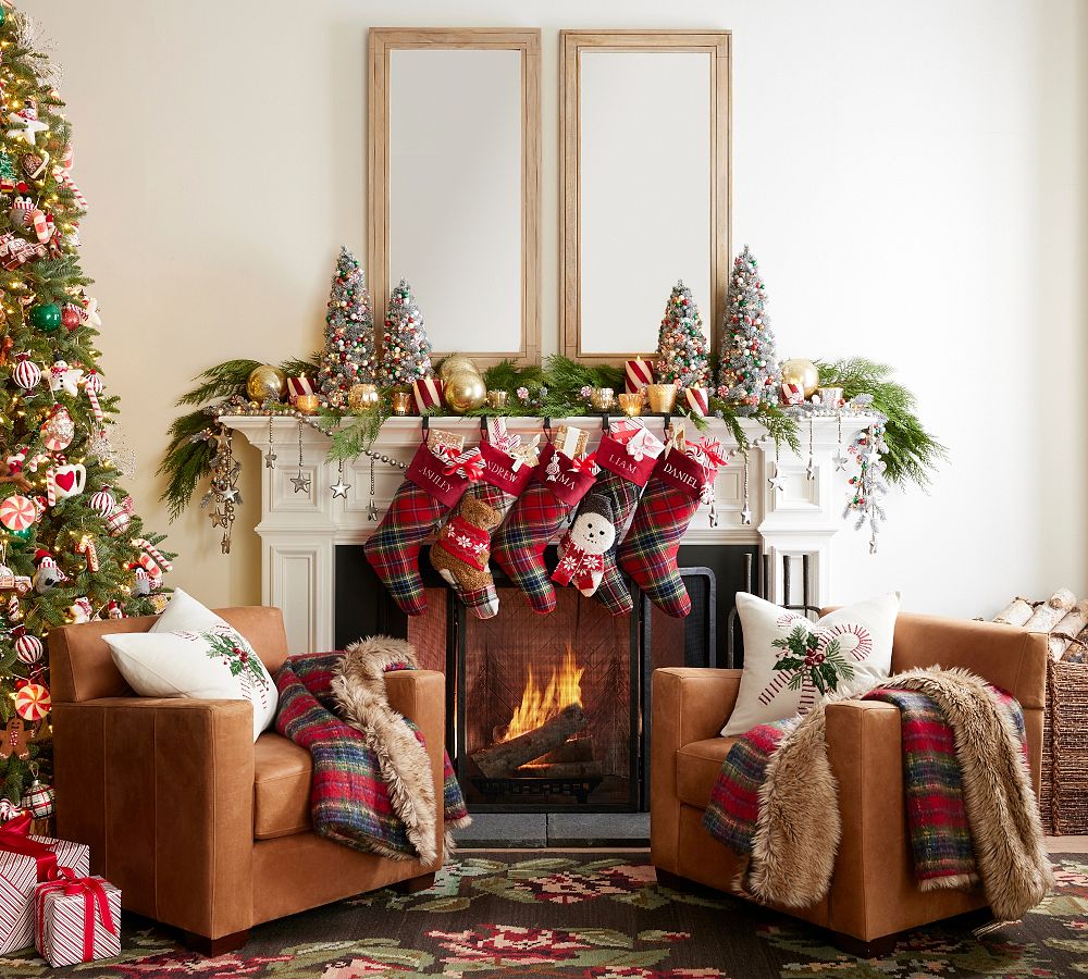 Plaid Stockings | Pottery Barn