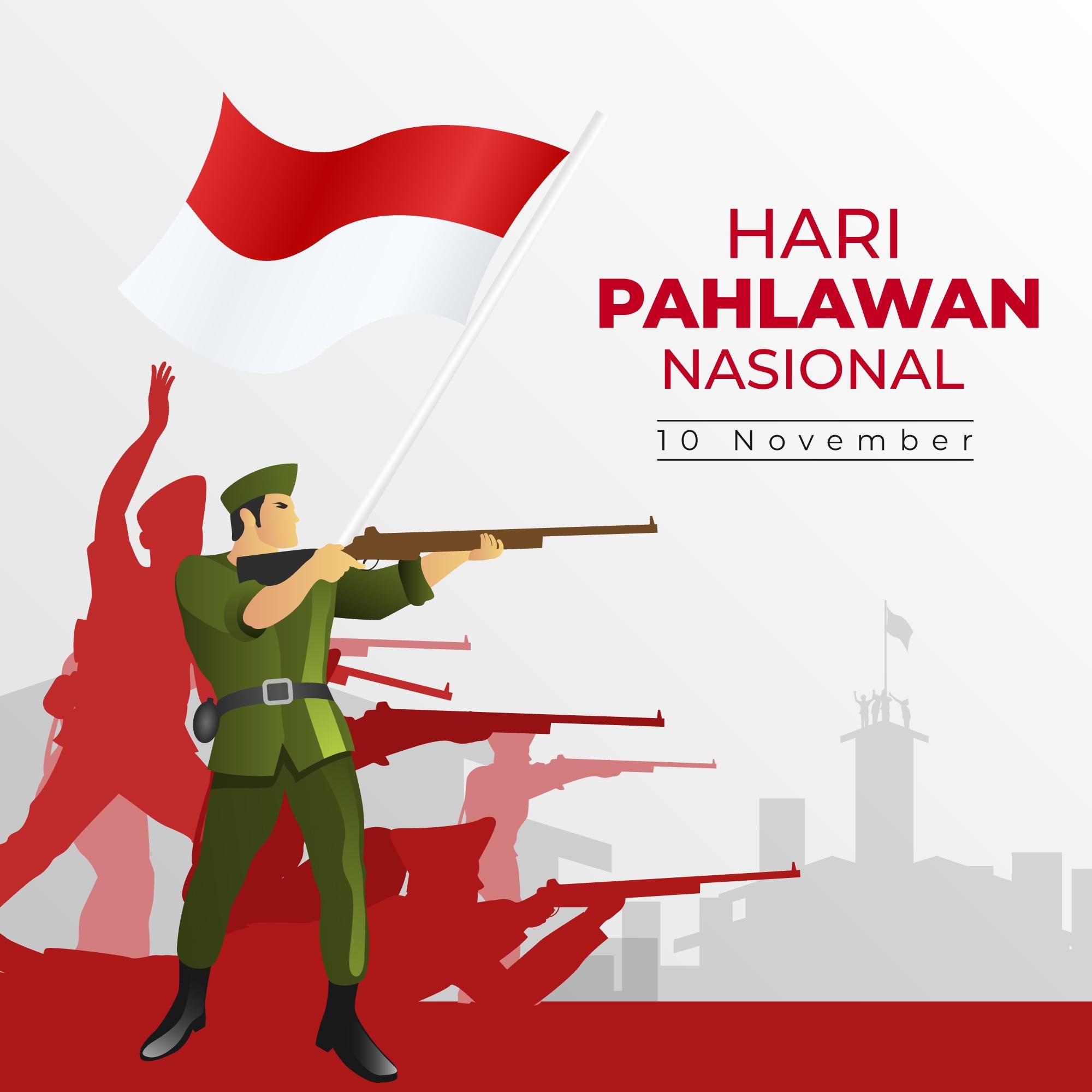 Contoh Poster Hari Pahlawan – Penggambar