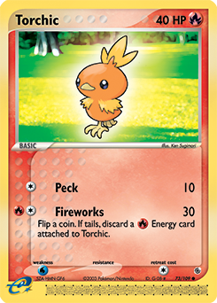 Torchic | EX Ruby & Sapphire | TCG Card Database | Pokemon.com