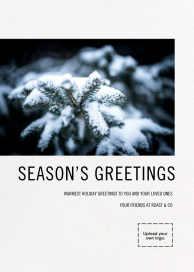 Simple Black and White (Photo) - Holiday Card by Paperless Post