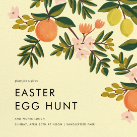 Citrus Orchard - Easter Invitation by Rifle Paper Co.