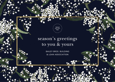 Baby's Breath - Holiday Card by Oscar de la Renta