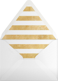 Bold in Gold - Paperless Post Envelope