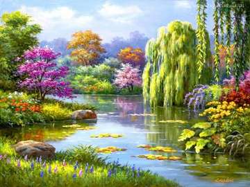 colorful landscape jigsaw puzzle online