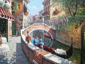 gondola on the canal online puzzle