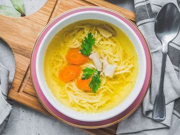 A delicious chicken broth online puzzle