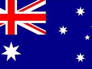 Australia flag puzzle online puzzle