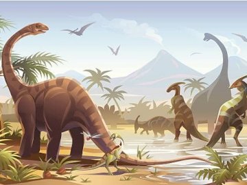 Dinosaurs online puzzle