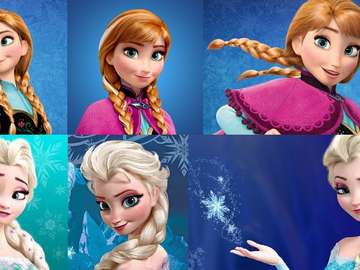 Frozen 2 Piatto 12 per bambini puzzle online