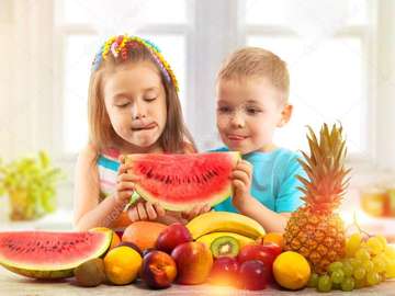 Healthy child nutrition online puzzle