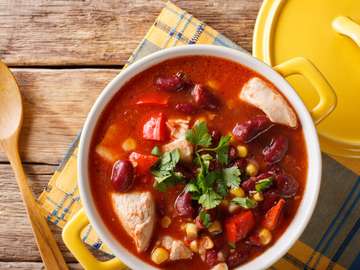 Mexican soup with meatballs jigsaw puzzle online