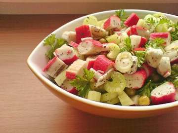 Salad With Surimi online puzzle