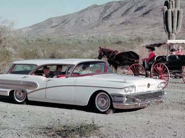 1958 Buick Century Caballero Station Wagon jigsaw puzzle online