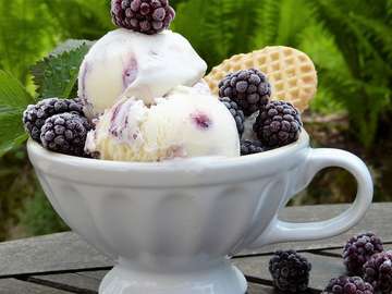 A portion of ice cream jigsaw puzzle online