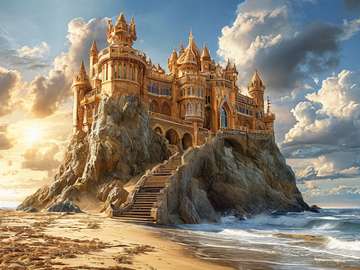 Sand castle jigsaw puzzle online