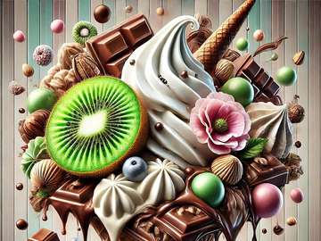 Sweet dessert jigsaw puzzle online