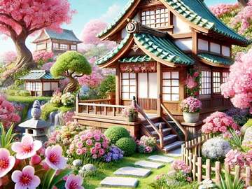 Japanese house jigsaw puzzle online