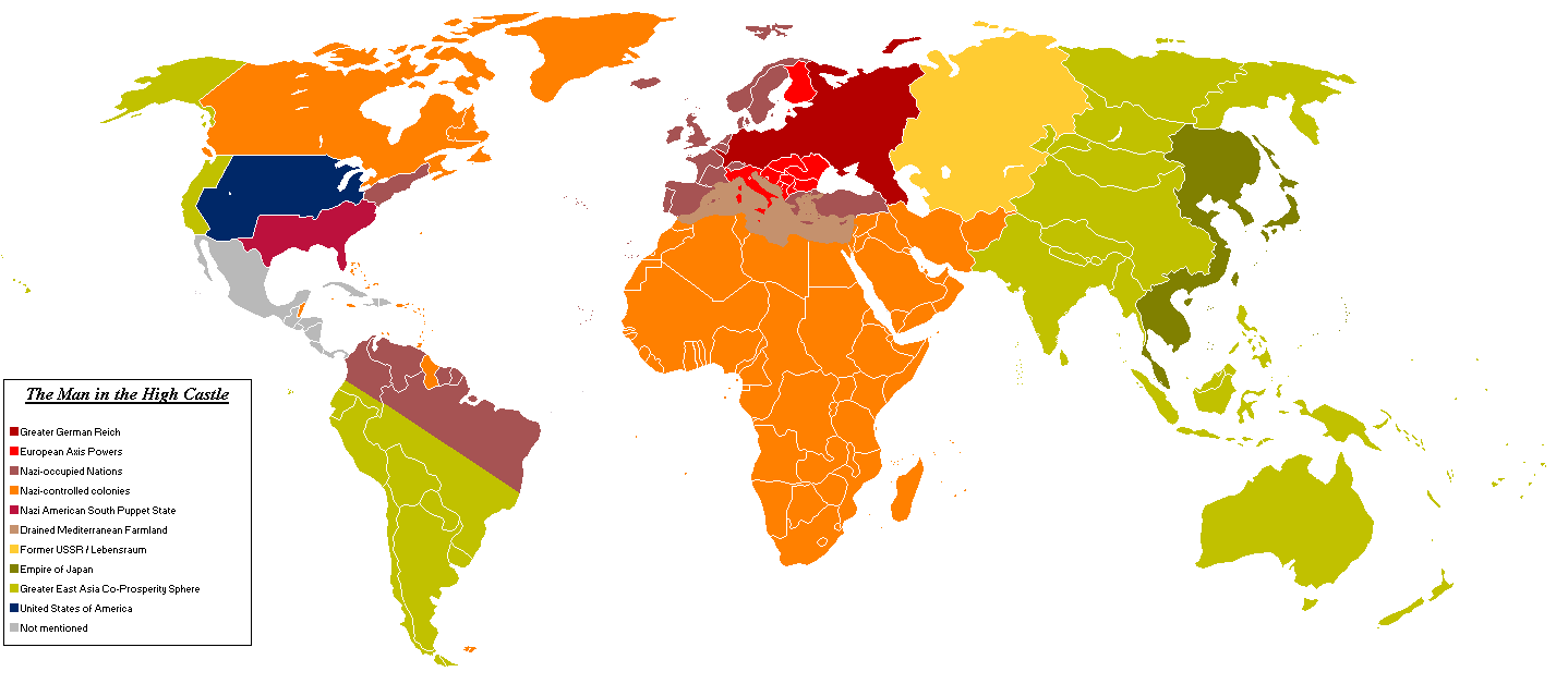 Map Of Philip K Dick S Novel Man In The High Castle Big Think