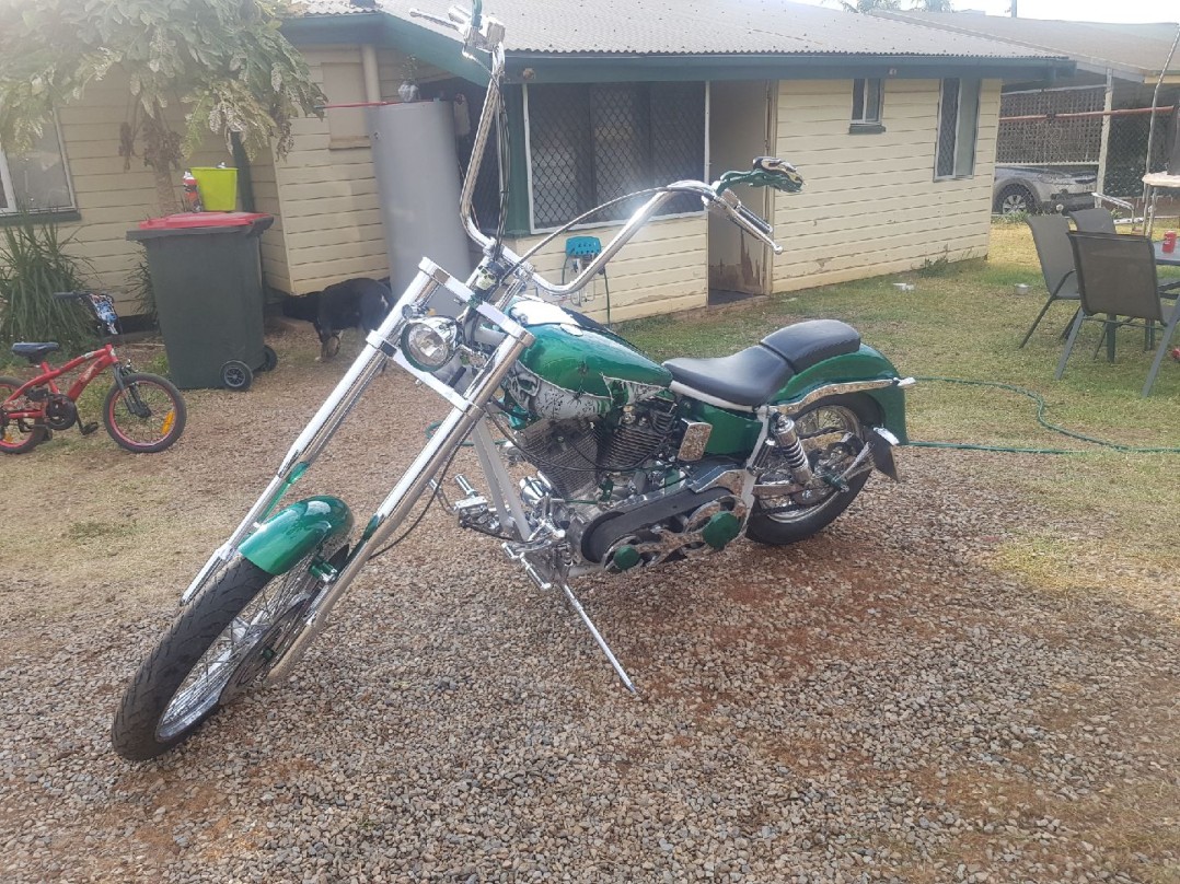 1974 Custom chopper Shed style